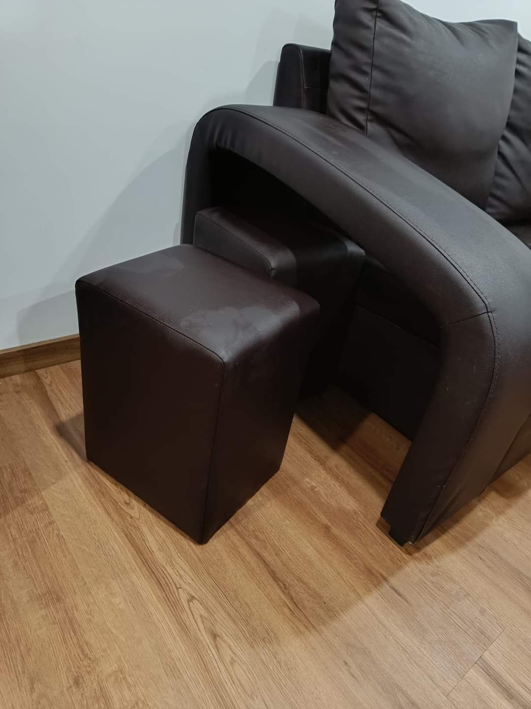 Sofa 3 lugares, preto