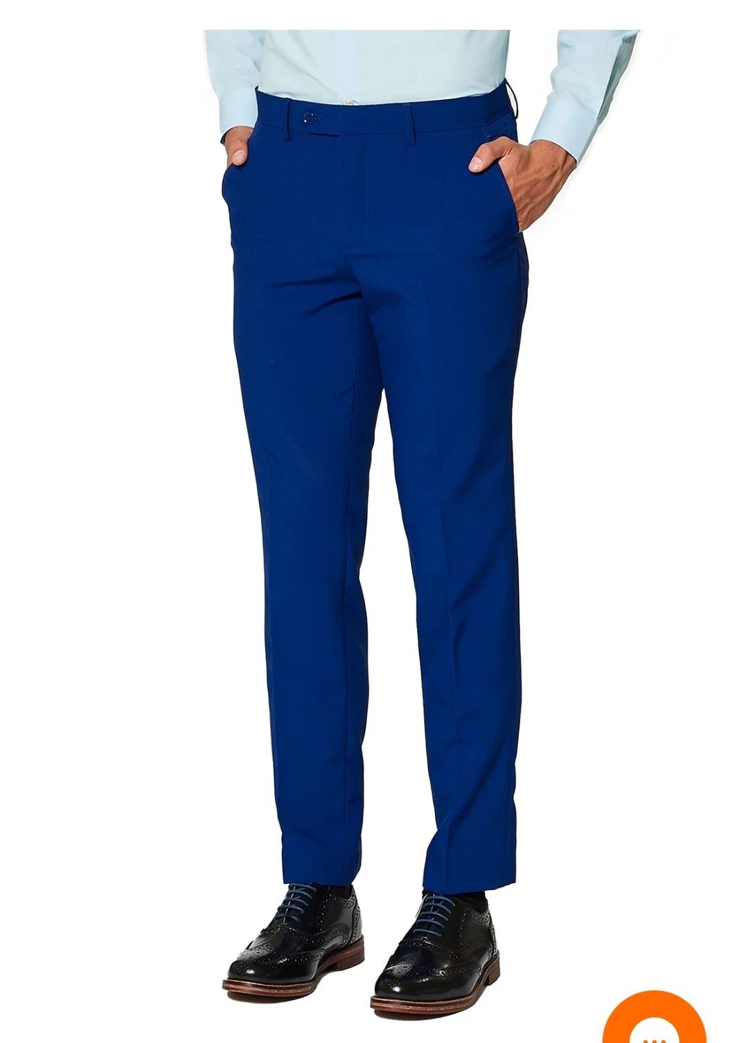 OppoSuits M /50  Modne, imprezowe garnitury męskie w jednolitym kolorz