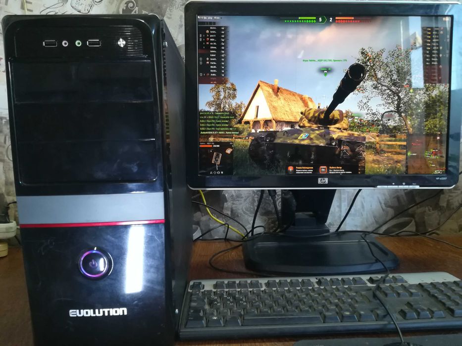 Игровой Intel  i7-860 8 гб ddr 3  мир танков средние 80 высокие 50 FPS