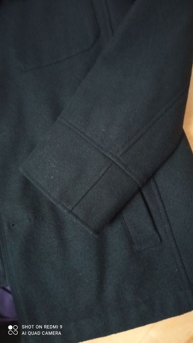 Męska kurtka elegancka wełniana jesienna zimowa