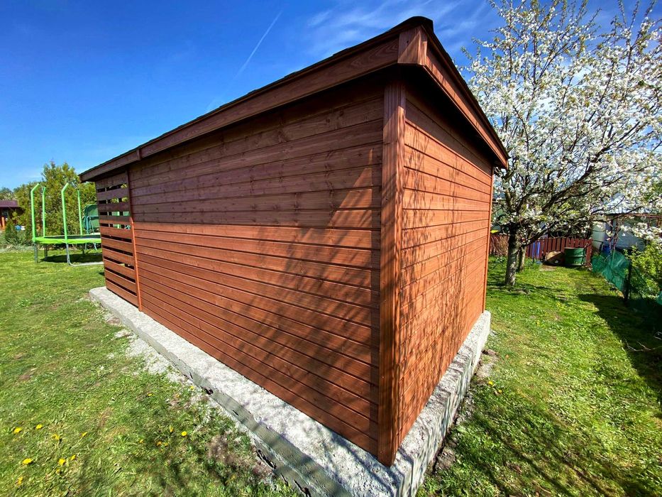 Altana ogrodowa z domkiem narzędziowym Afrodyta 3m x 6m - PRODUCENT