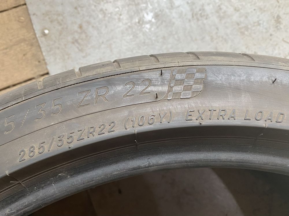 Літня резина шини (пара) 285/35R22 Michelin Pilot Sport 4S NO 22 рік