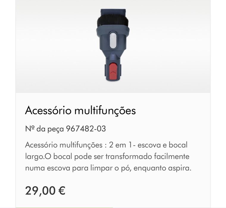 Acessorio multifunções dyson