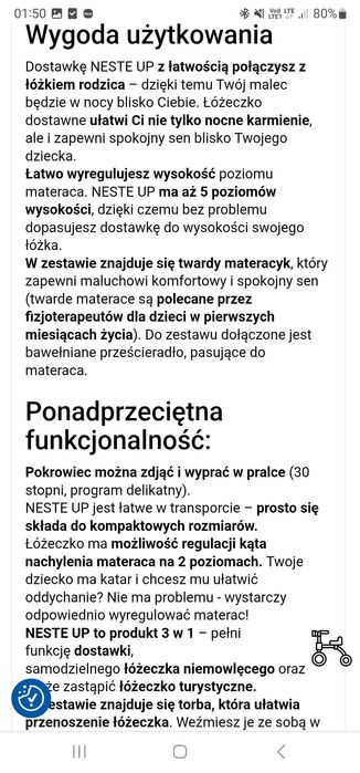 Dostawka kinderkraft