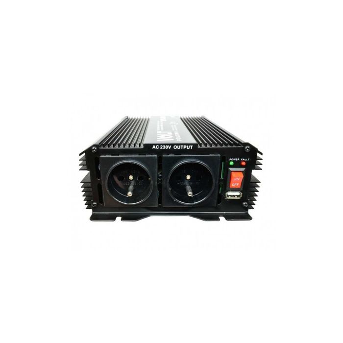 Przetwornica napięcia inwerter 24/230V 1300/2000W IPS volt polska usb