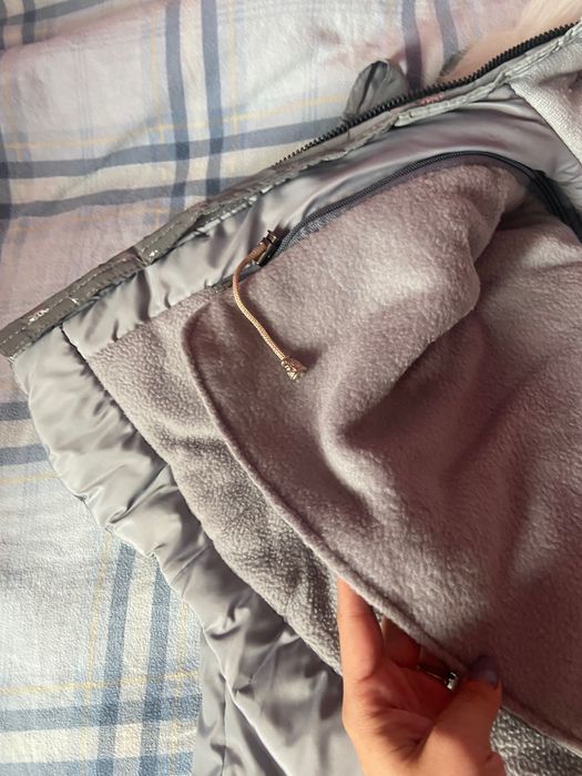 Дитячий зимовий комплект на Дівчинку куртка та комбез 86-92