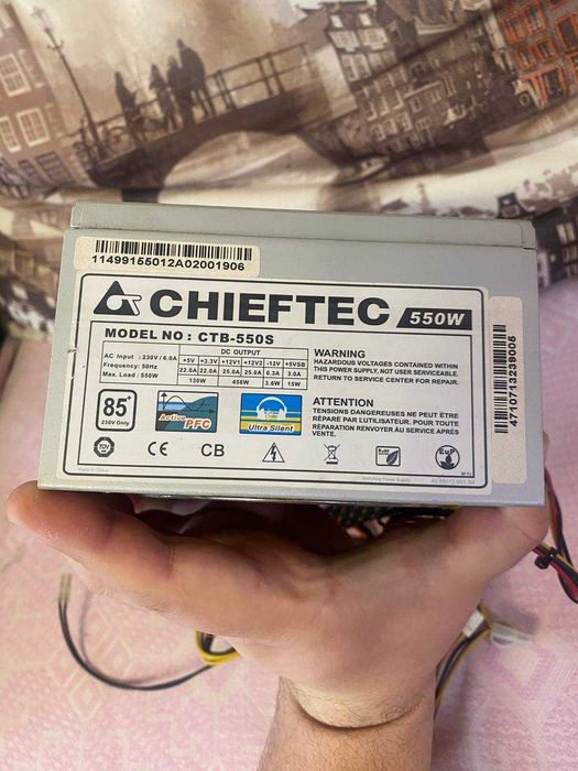 Блок живлення Chieftec CTB-550S 550W