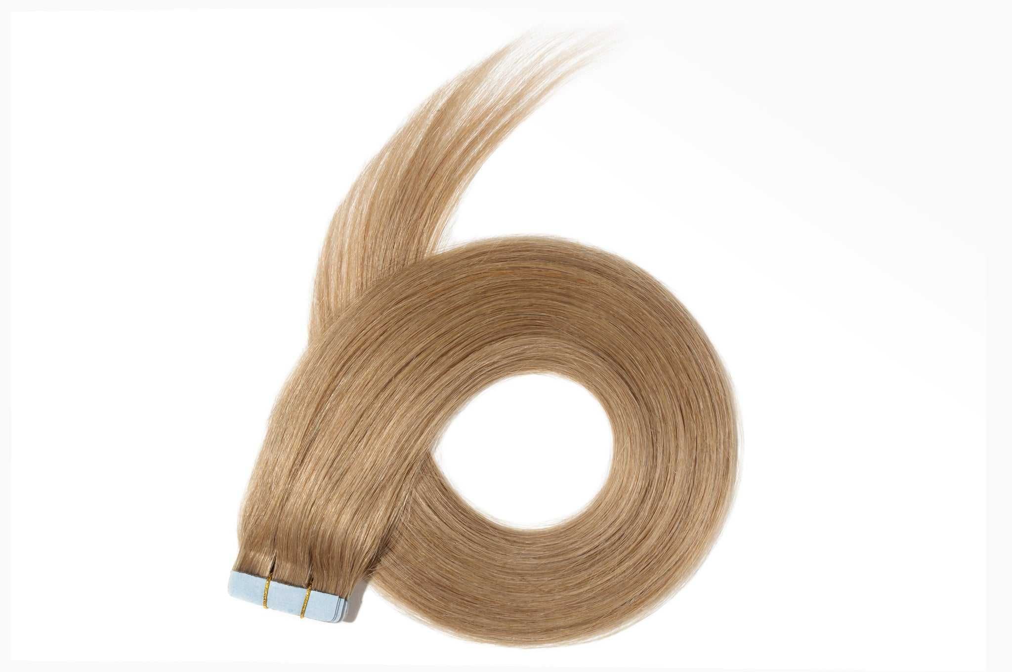 włosy naturalne europejskie kanapki TAPE ON IN/OFF 28 sztuk 45 cm
