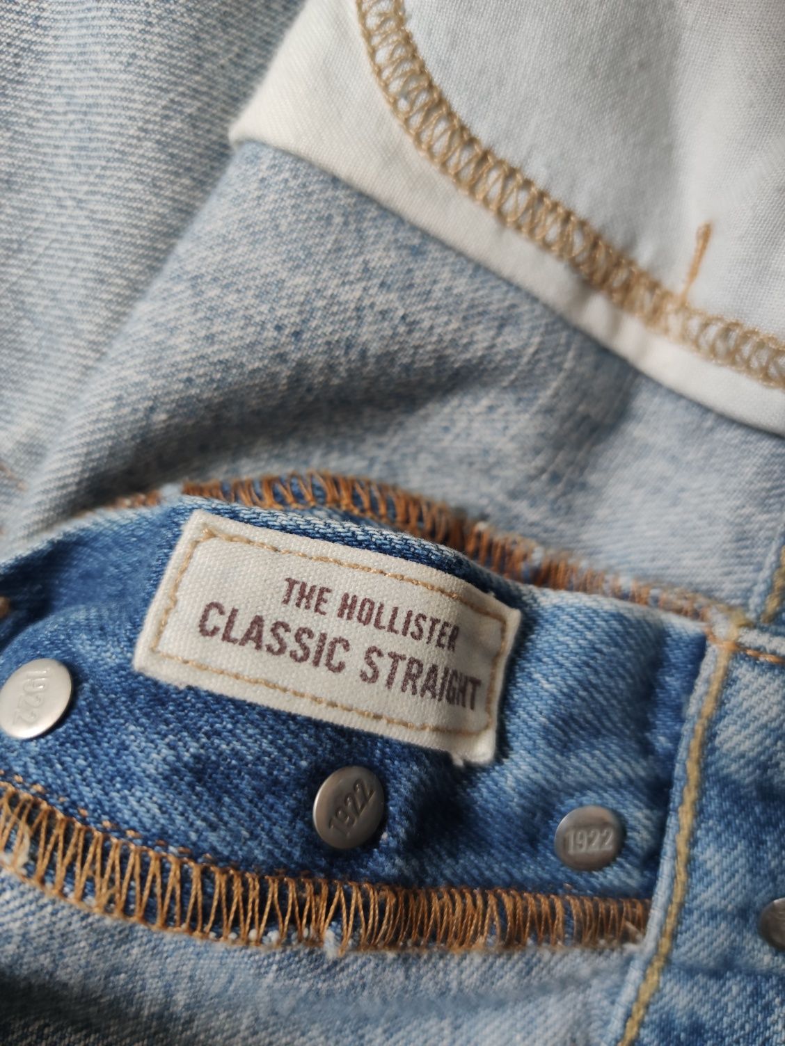 Hollister california classic Straight spodnie jeansy w33 l32