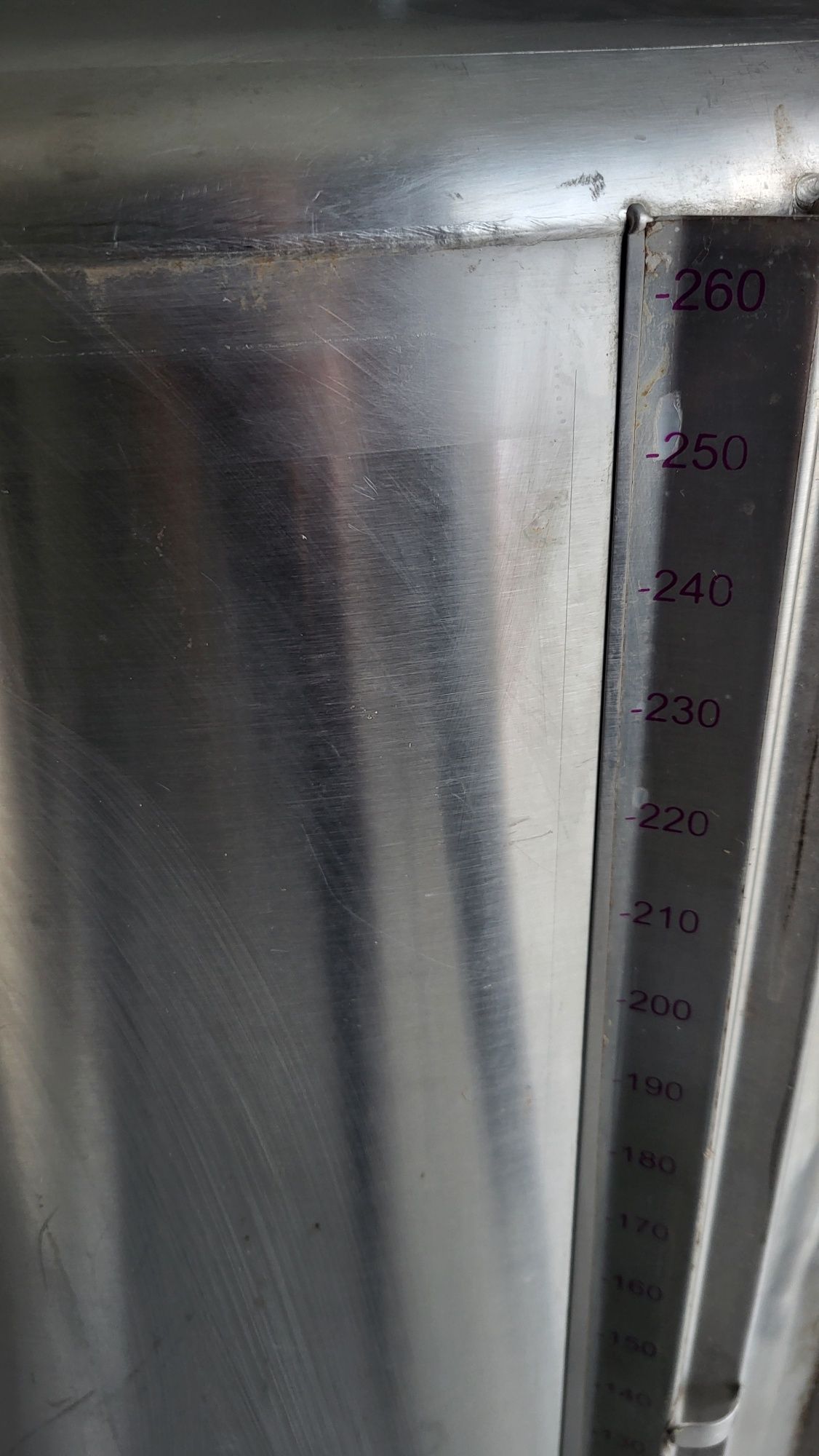 Cuba inox de 260 litros