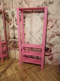 Regał różowy Ikea drewniany