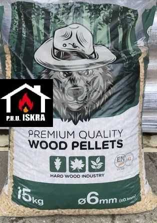 pellet PREMIUM QUALITY WOOD PELLETS pelet 1180 za paletę