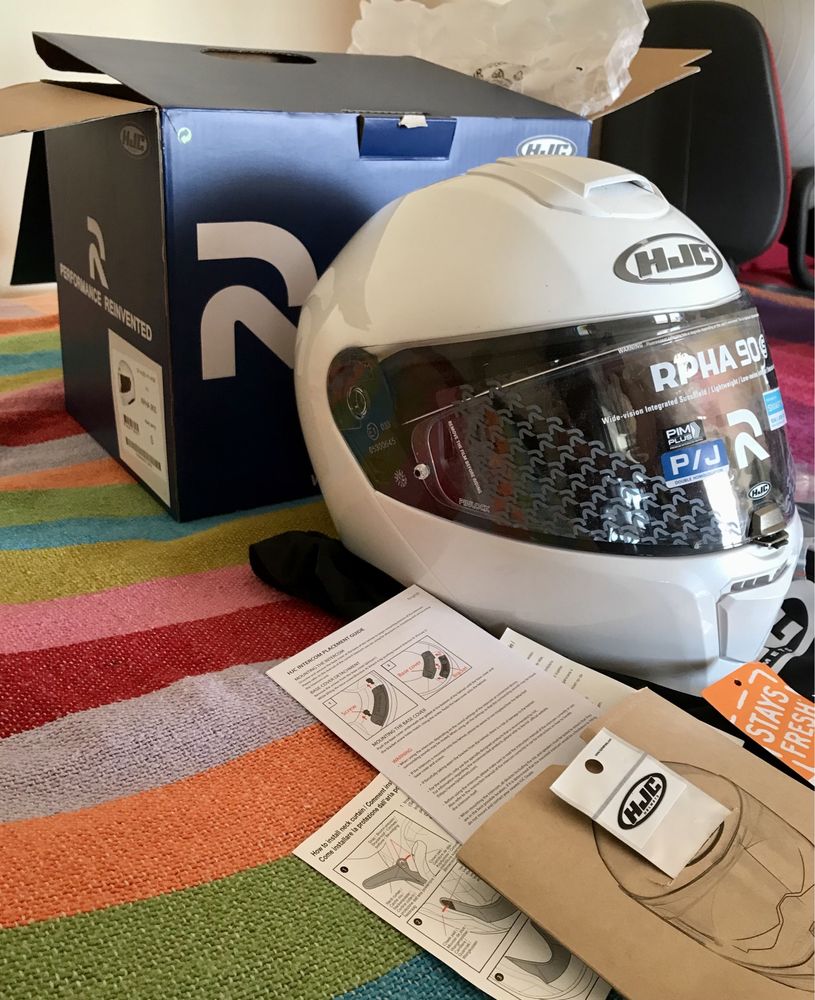 Kask szczękowy HJC RPHA 90s rozm. S, niska waga, stan bdb