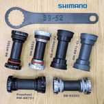 Каретки Shimano BB52 MT501 MT800 RS500 BSA Press Fit