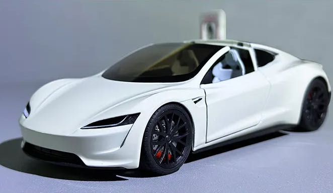 Tesla Roadster miniatura 1:24