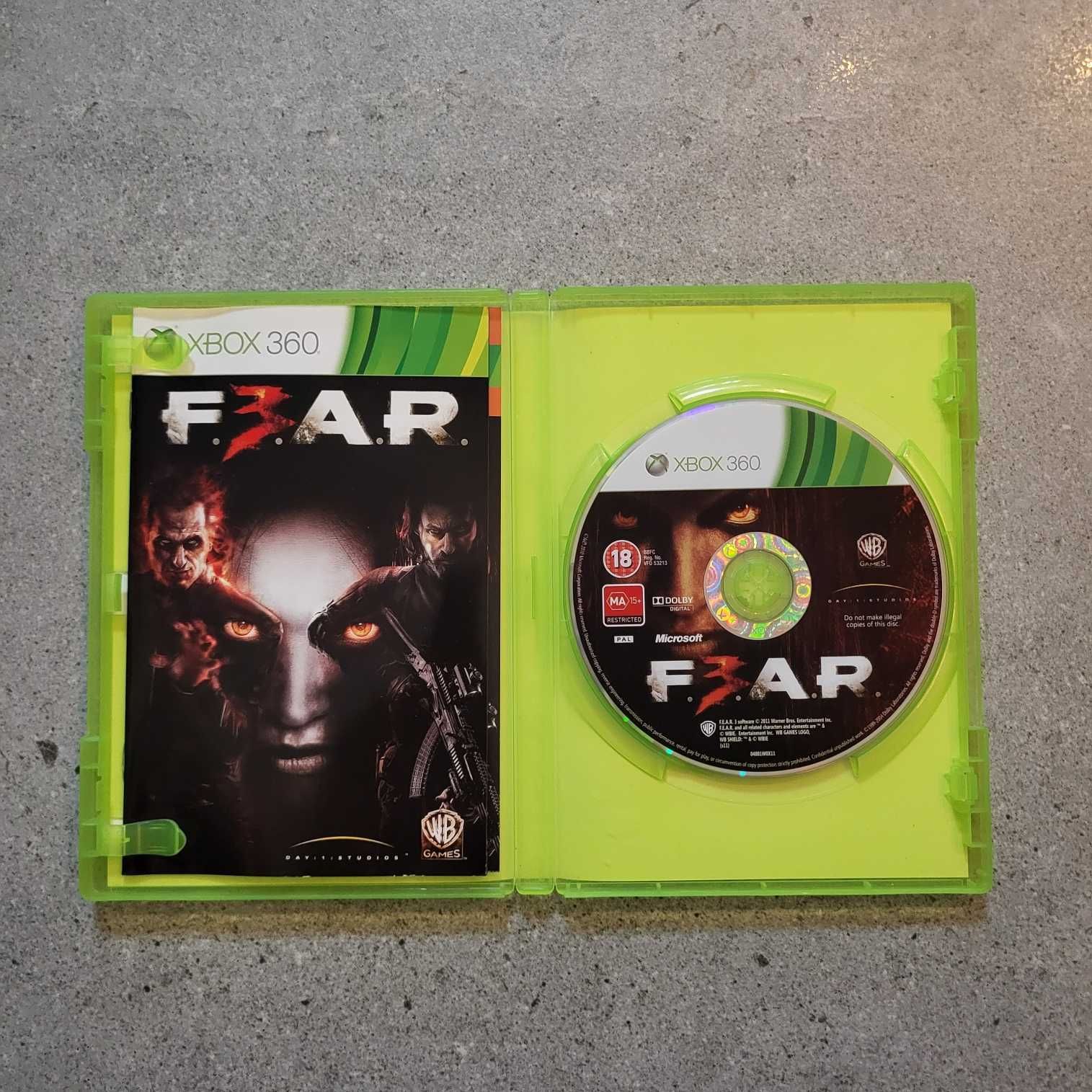 FEAR 3 F.3.A.R. Xbox 360