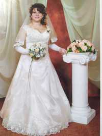 Свадебное платье, размер 48-54