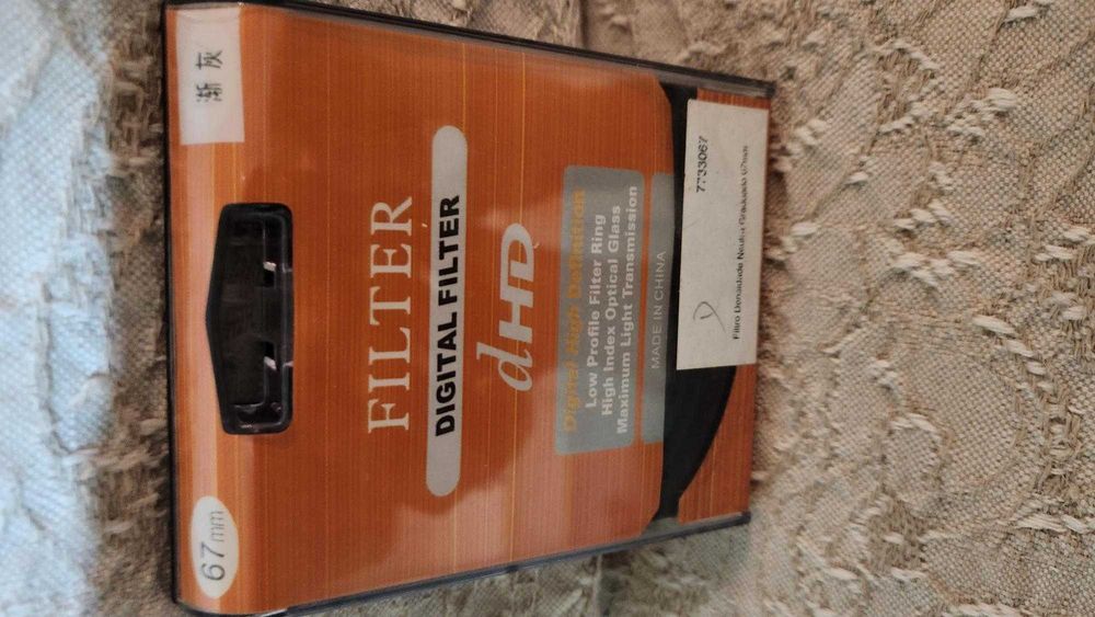 Filtro de Densidade neutra de 67m/M para objetivas