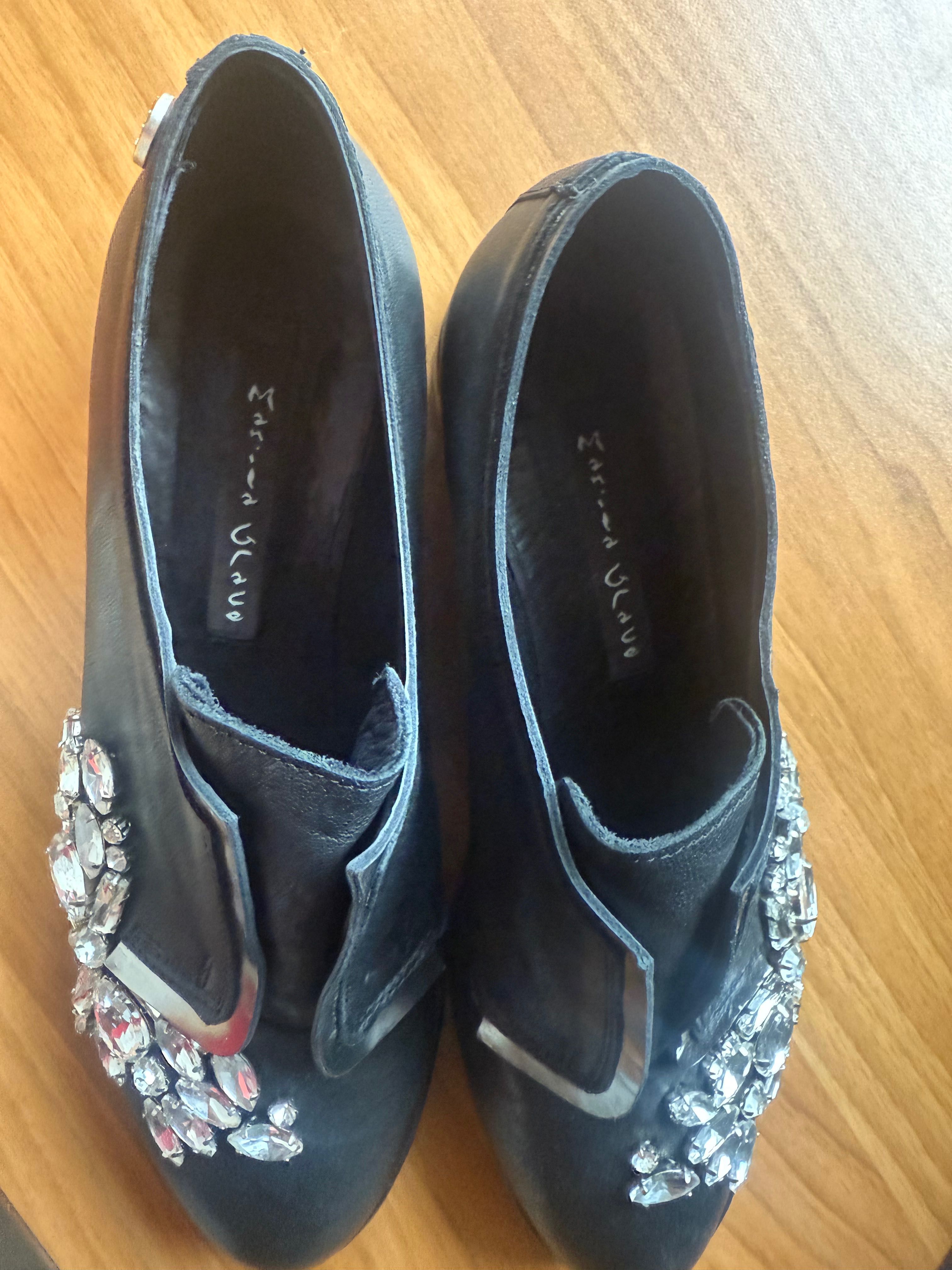 Czarne eleganckie buty Manila Grace