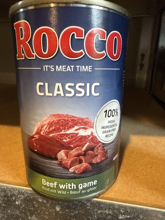Karma dla psów Rocco clasic beef with game
