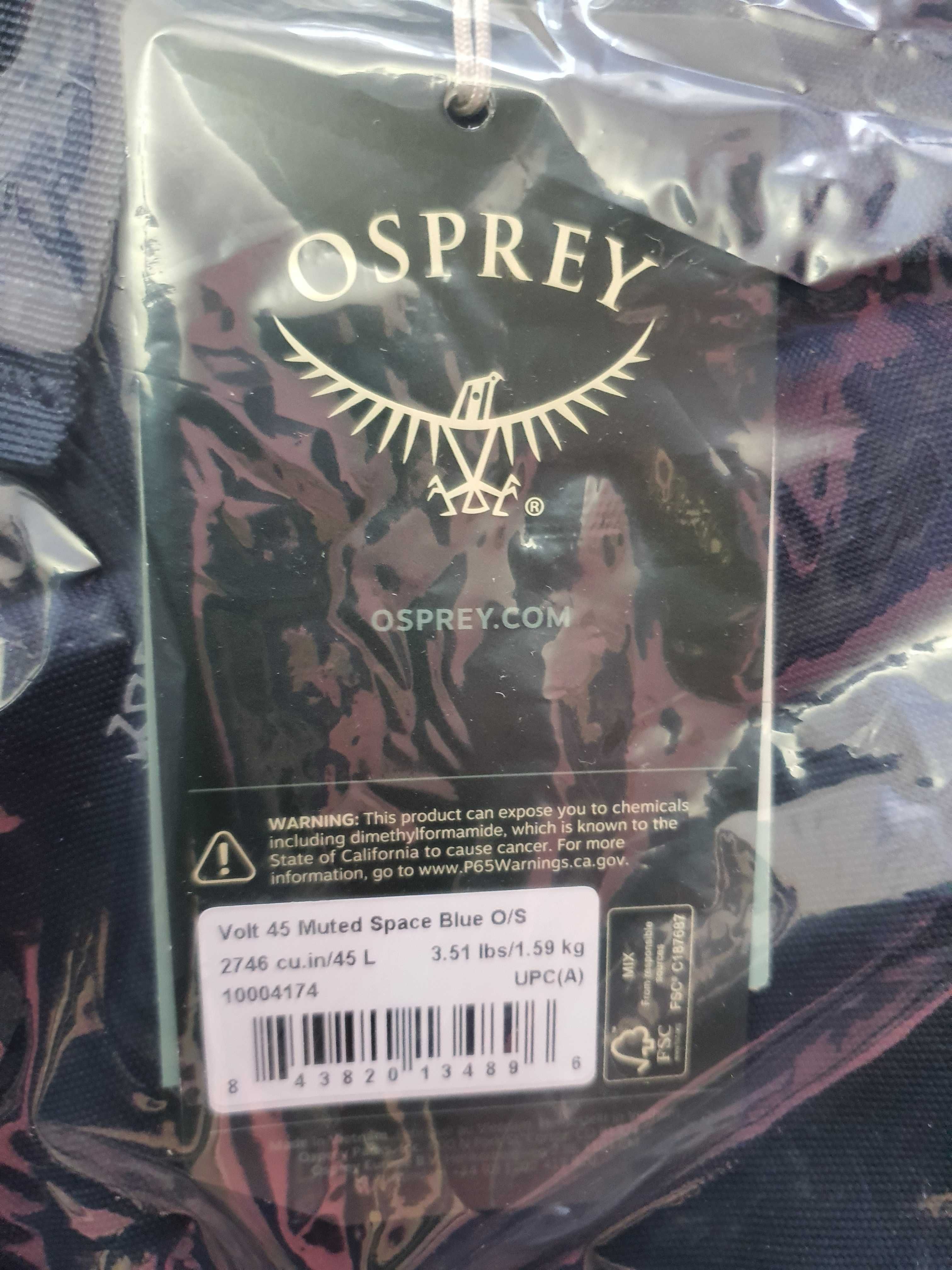 Plecak trekkingowy OSPREY VOLT 45 - Nowy z metkami i gwarancją