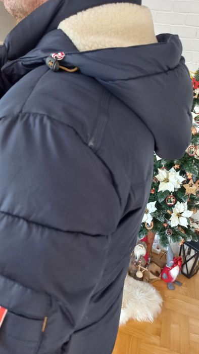 Ciepła męska KURTKA na srogą zimę r.XL na baranku Garment SUPER stan