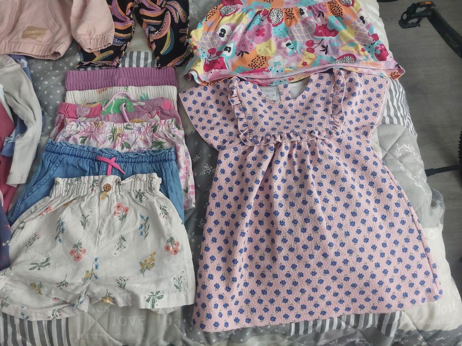 zestaw ubranek dla dziewczynki rozm. 92