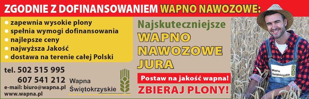 PROMOCJA ! Wapno Tlenkowe  nawozowe, Magnezowe, Tlenkowe JAKOŚĆ Nr.1*