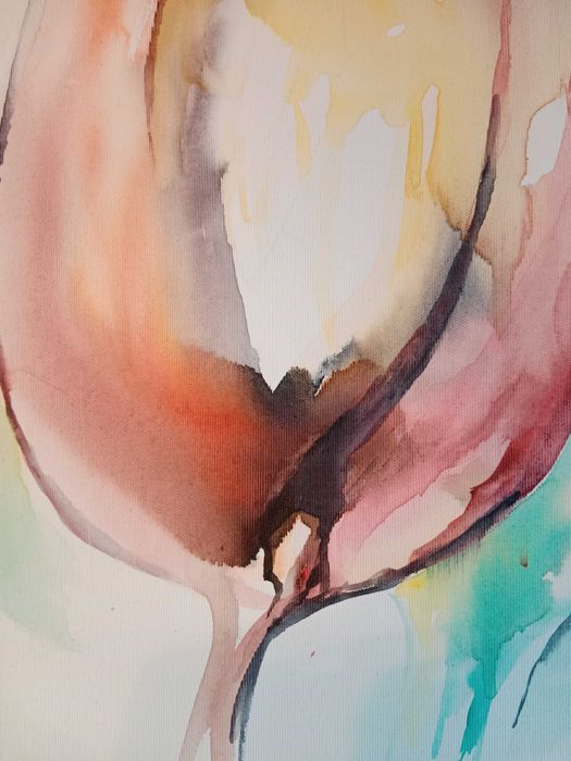 Magia akwareli - tulipan III