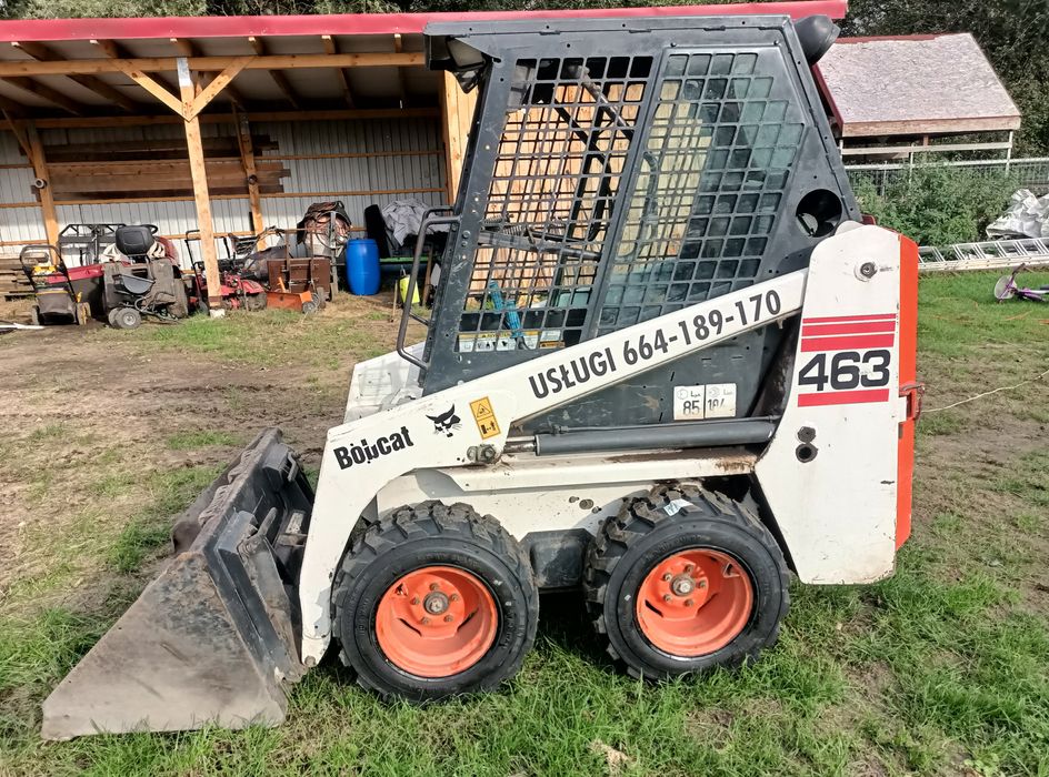 Usługi minikoparką usługi ładowarką bobcat 463, bobcat s450,bobcat e19