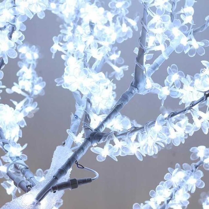 Drzewko drzewo 180cm led oświetlane kwiat kwitnącej wiśni wiśnia białe