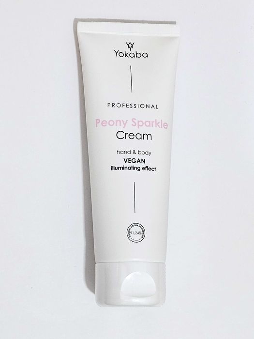 Yokaba Peony Sparkle Professional Cream Hand & Body Vegan 75 ml