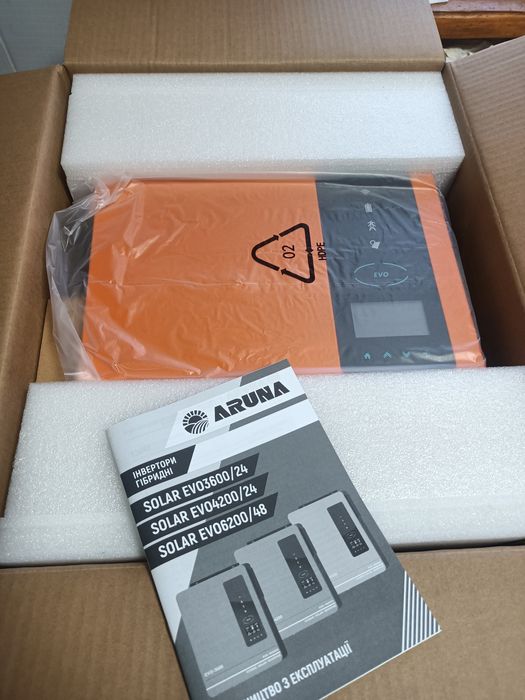 4.2 кВт Комплект резервного живлення Гібридний інвертор Solar EVO4200В