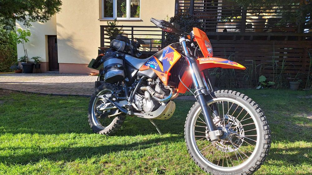 KTM 640 Enduro 1999 • Zadbany • Sakwy + nowy napęd