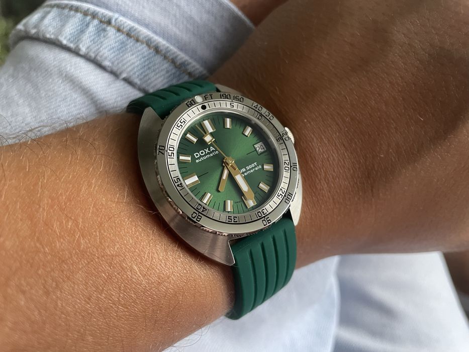 Doxa Sub 200t emerald automatic 39 gwarancja