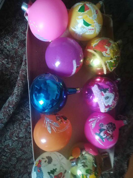 шары на новогоднюю елку ссср