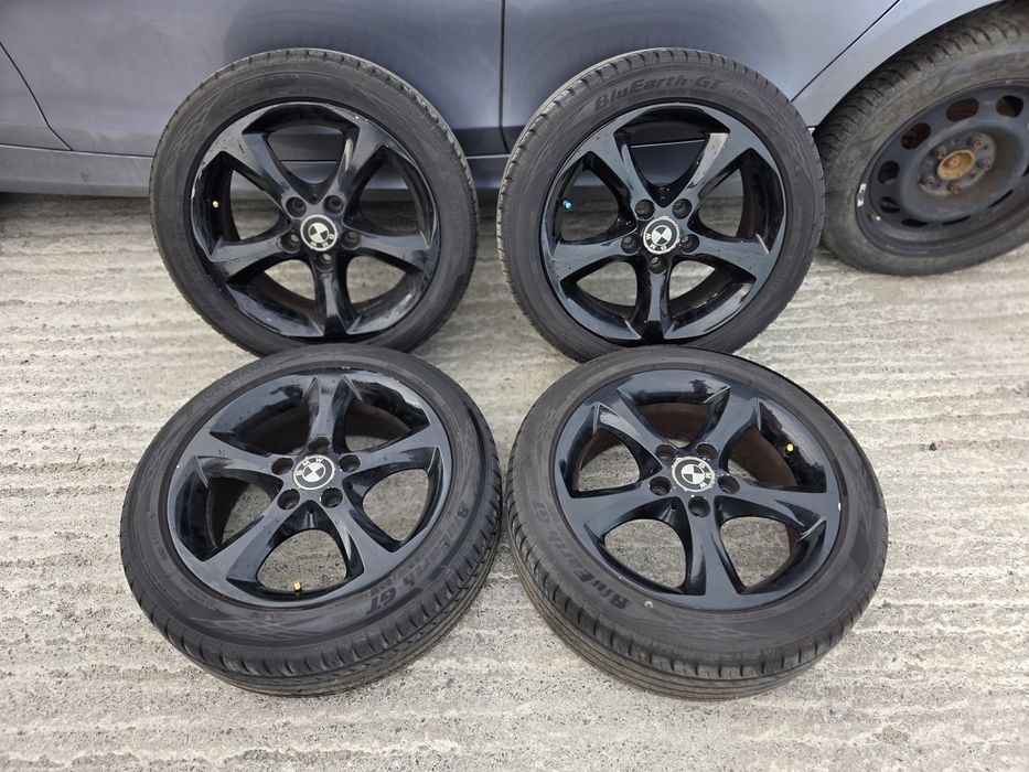 Alufelgi 17" z świeżymi oponami BMW e87 e90 f20 7J ET47 koła 5x120