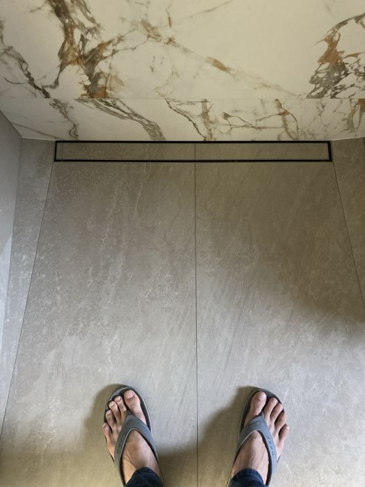 Укладання крупноформатного керамограніту #майстер плиточного ремесла