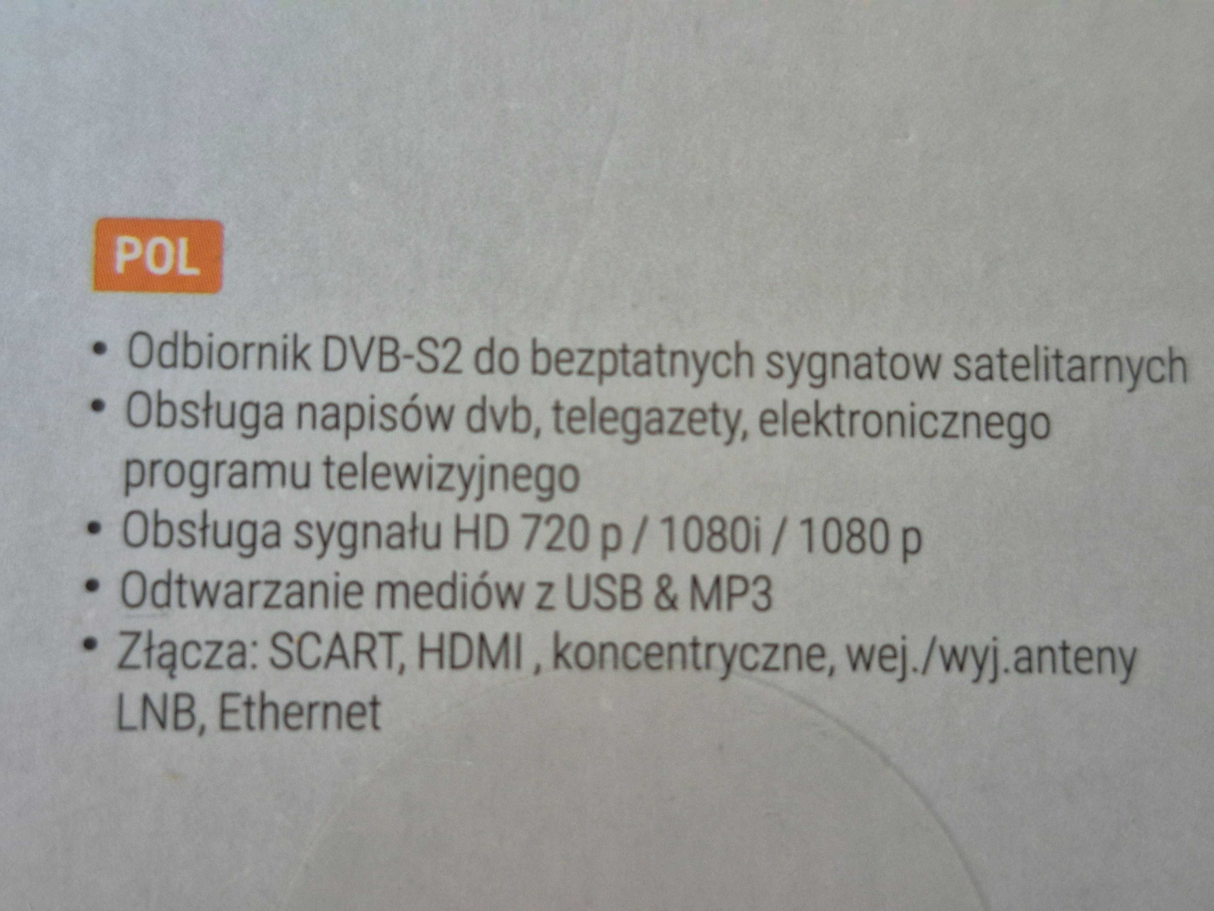 Denver DVBS-206HD dekoder DVB-S2 Satellite Receiver