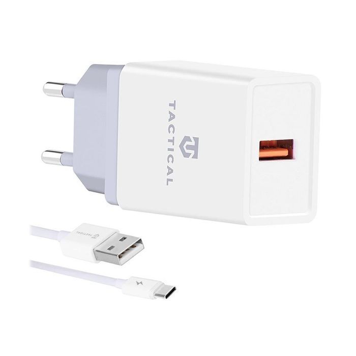 Szybka Ładowarka Sieciowa Usb 3.1A + Kabel Type C