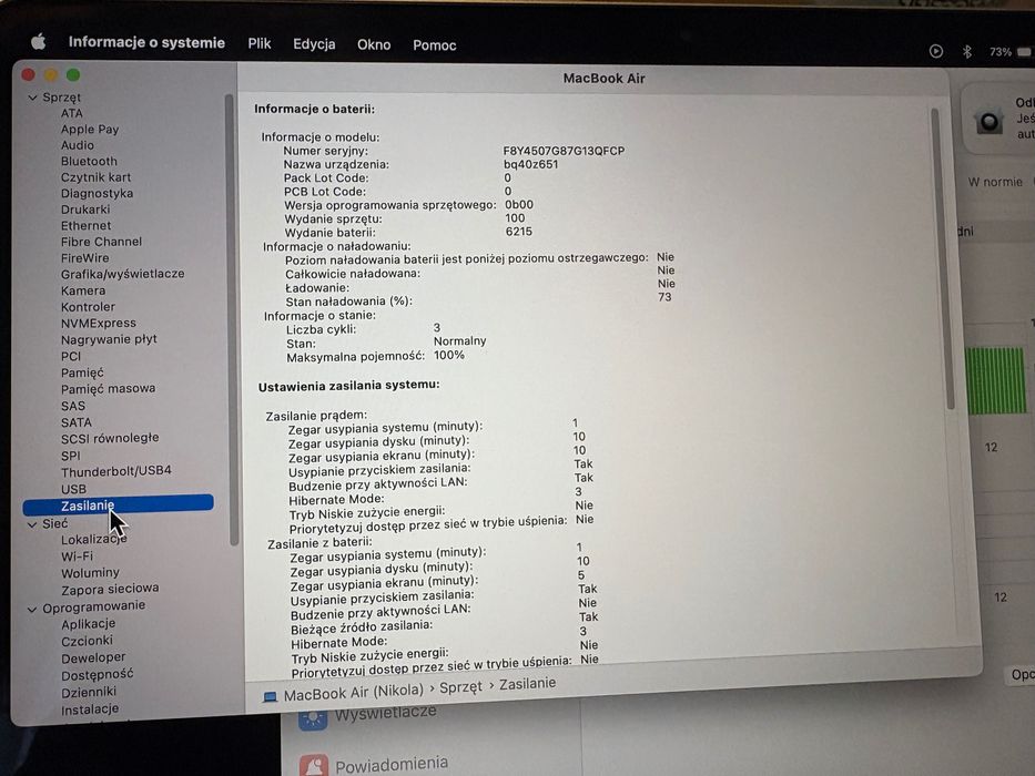 Apple MacBook Air 13,6" M2 16GB RAM 256GB Dysk Kolor Starlight