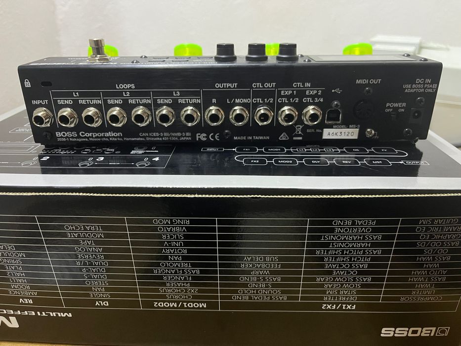 BOSS MS-3 Multi-effects Switcher
