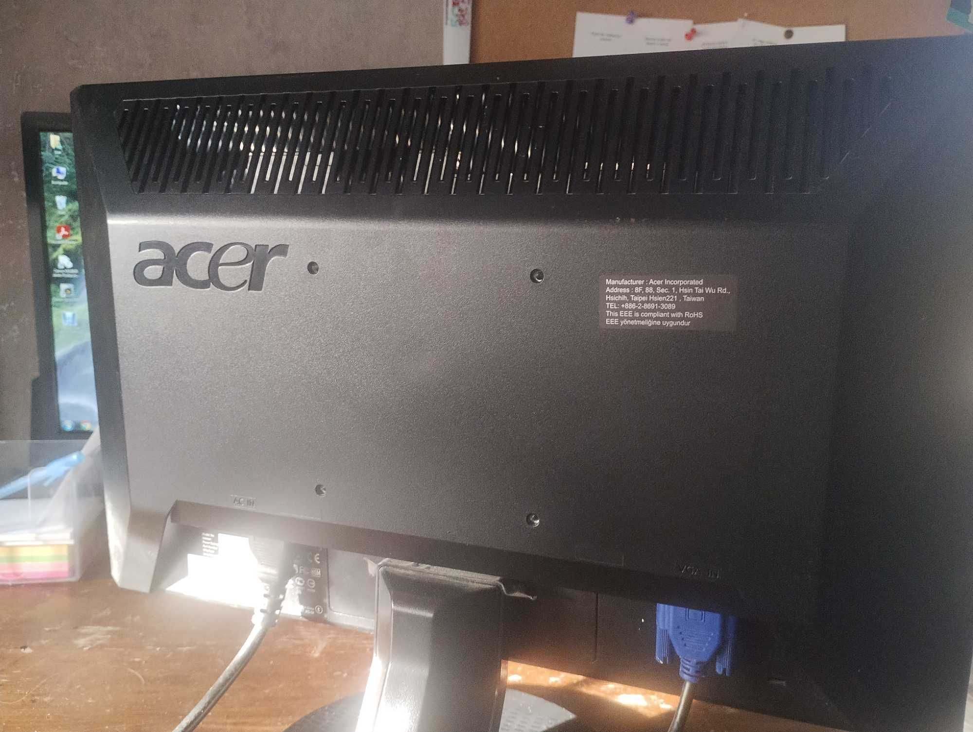ACER P195HQ monitor 19 cali