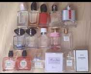 Dior, Chanel,Armani, Prada,Hermes, D&G flakony kolekcjonerskie