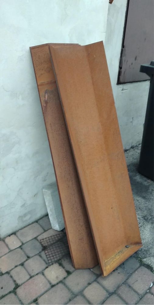 Blacha blachy specjalnie giete na zimno 100cm dlugie 5mm grube