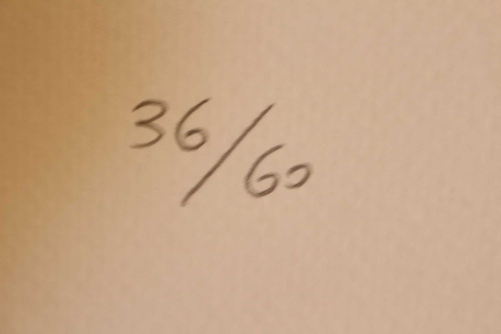 Banksy Litografia Numerada e Assinada a lápis pelo Artista 50x35 cm