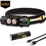 Sofirn H25S +Aku 18650, latarka czołowa, SST40, czołówka 1200 lm, 200m