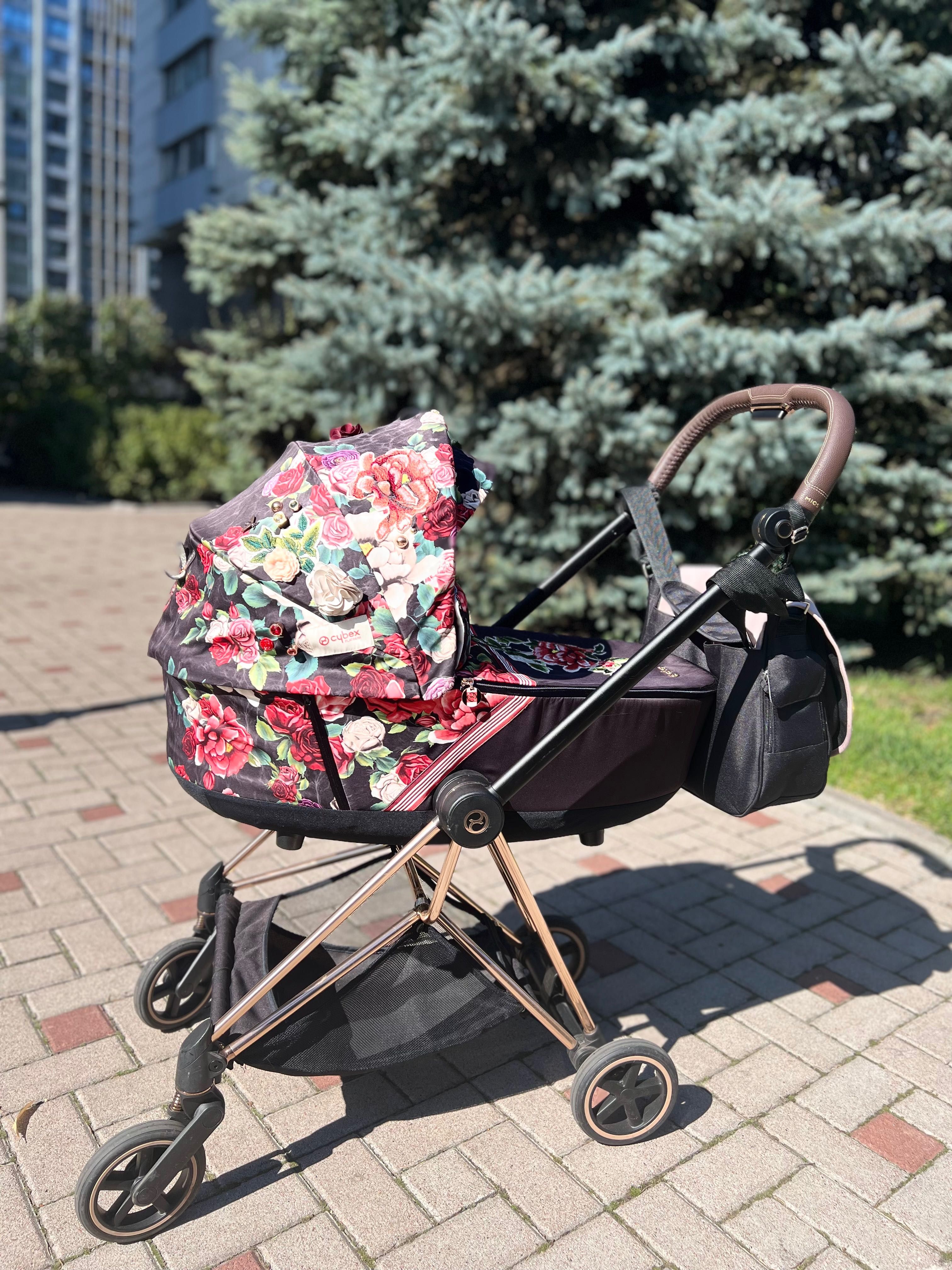 Mios Люлька Cybex Mios Spring Blossom Dark