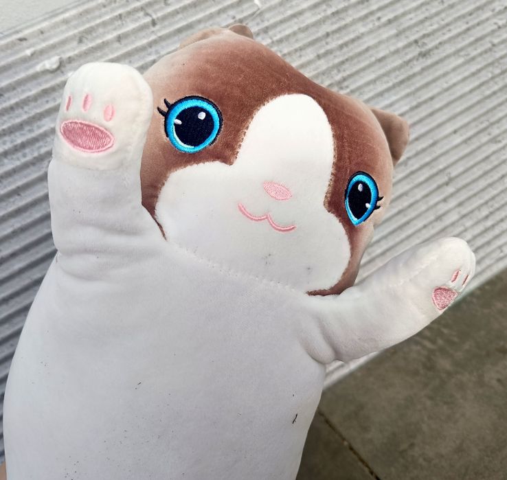 Rewelacyjny długi kot parówka uroczy 100cm