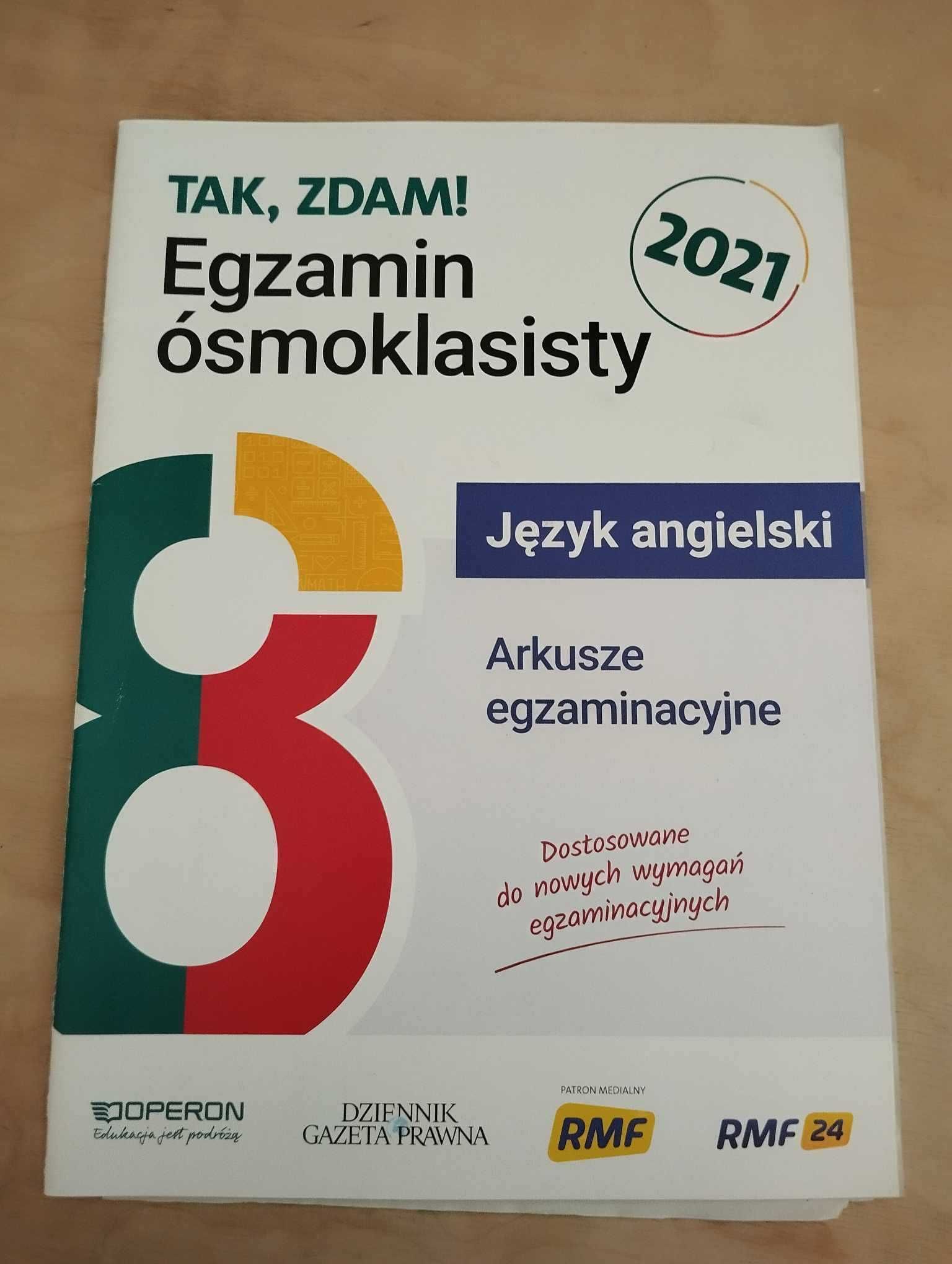 ZESTAW arkuszy przygotowujących do egzaminu ósmoklasisty